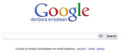 Google Denbora Errealean