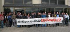 ETBko langileen protesta
