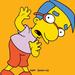 milhouse, bart simpson-en laguna