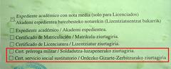 EHU ziurtagiria