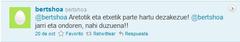 Tuit bat bertsoez