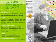 Altzako IV Bertspaper lehiaketa