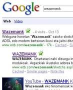 Wazemank bilaketa Googlen