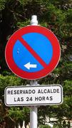 Villaviciosako alkatearen aparkalekua