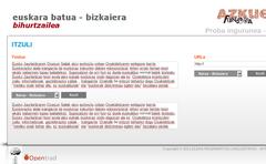 Batua Bizkaiera bihurtzailea