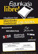 Egunkaria libre! Miarritzeko gaztetxean