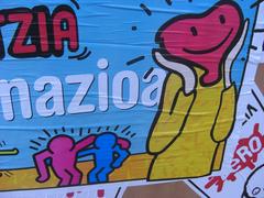 Keith Haring-en pertsonaiak, autodeterminazioaren alde