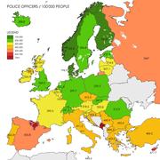 Europako polizia portzentaiak
