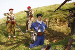 Guenesko errekreazio historikoa. Gudari presoa.