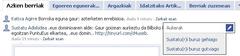 Sustaturen albisteak Facebook-en