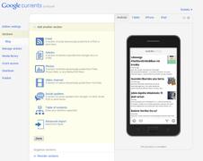 Google Currents, konfigurazioa