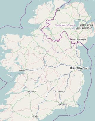 OpenStreetMap as Gaeilge