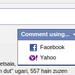 Facebook Sustatun, beste login bat
