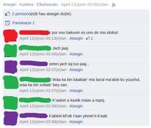 Facebook-en yukatekoz