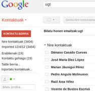 Vcard eta Gmail