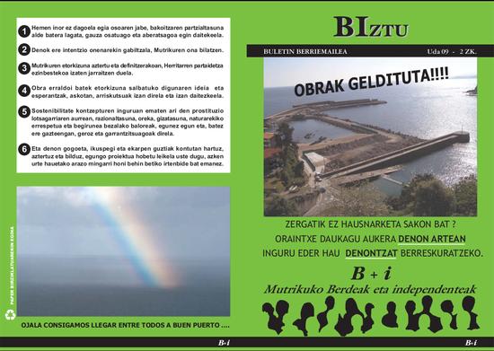 Mutrikuko portua: Biztu boletina 1