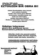ZALDUPE ALLERI PASEALEKUA, OBRA ILEGALA.