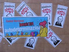 Haring eta Munch, ezker abertzalearen karteletan