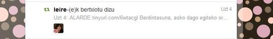 Twitter euskaraz