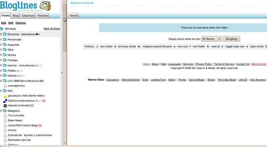 Bloglines itxi egingo dute urriaren 1ean