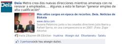 "Atsegin dut" aukera Facebooken