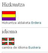Intxorta.org hizkuntza aldaketa