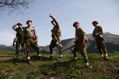 Guenesko errekreazio historikoa. Requeteak zelatan.