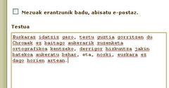 Euskaraz idazten Chromen