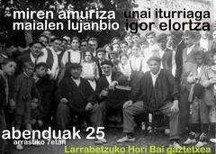 gabonetako bertso saioa Larrabetzuko gaztetxean