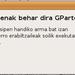 GParted erabilera.